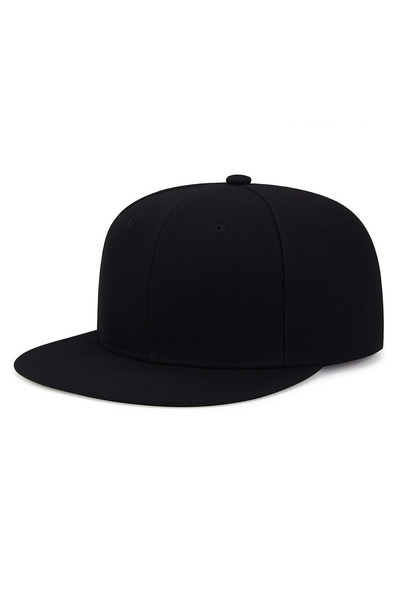 MavişTuhafiye Hip Hop Snapback Cap Modern Siyah Şapka Logosuz