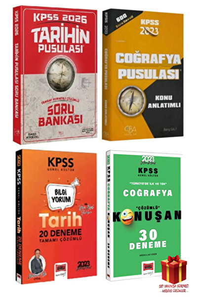 CBA Akademi 2026 CBA Akademi KPSS Tarihin Pusulası Soru Bankası+Coğrafyanın P...