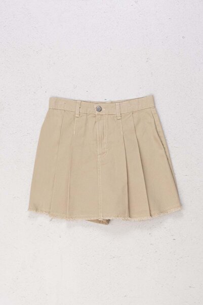 PD KIDS 0254 PİLİLİ KOT ŞORT ETEK 9/14