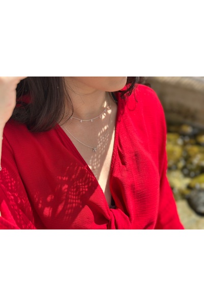 Ayla Colier din argint ADORA cu pietre zirconia