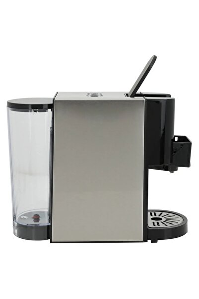 Edison Steel Coffee Maker, 1450 Watt, 800 Ml - Black Silver