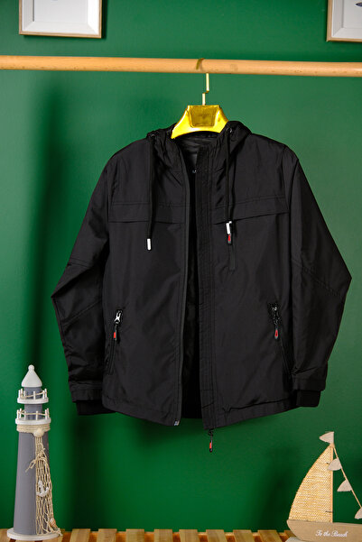 Pina Kids Εποχιακό παλτό με κουκούλα και φόδρα για αγόρι