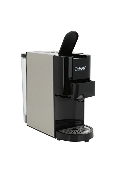 Edison Steel Coffee Maker, 1450 Watt, 800 Ml - Black Silver