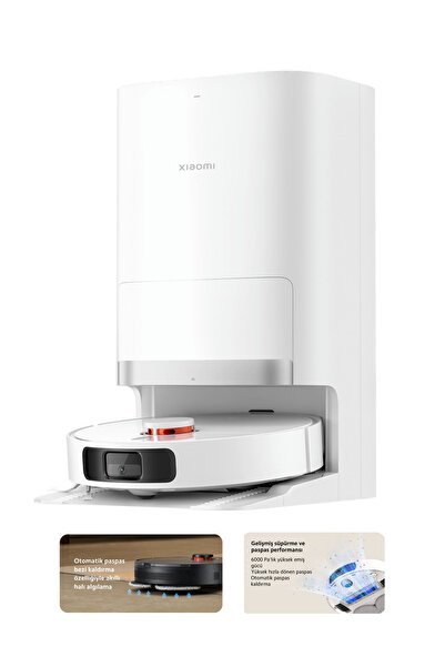 Xiaomi Premium Robot Vacuum X10 Plus Çöp Istasyonlu Halı Tanıma Fonksiyonlu Akıllı Robot Süpürge