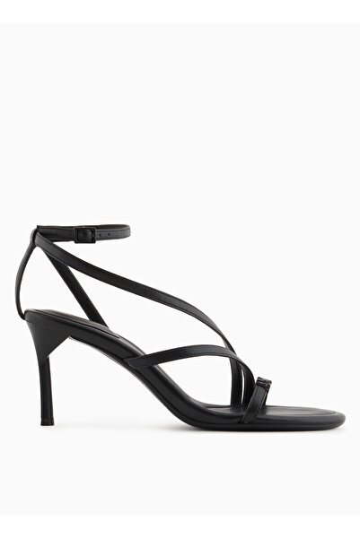 Armani Exchange Siyah Kadın Topuklu Ayakkabı XDP058