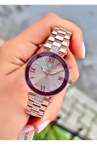 Daniel Klein Women's Wristwatch. with Light Glass Design and Sturdy Steel Band 2 Years Warranty