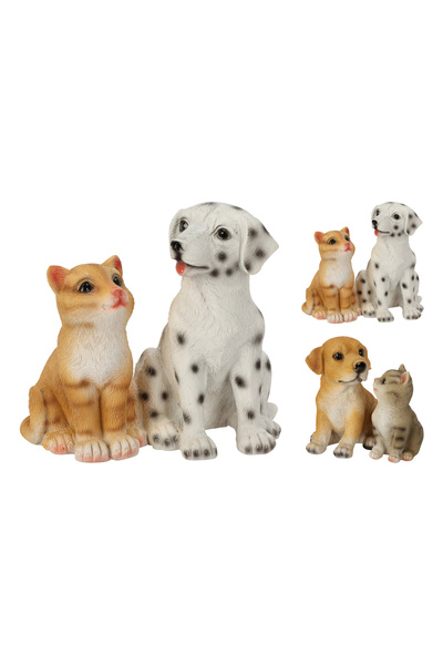 BOYNER EVDE Biblo Poliresin Kedi&Köpek 15x12x13cm