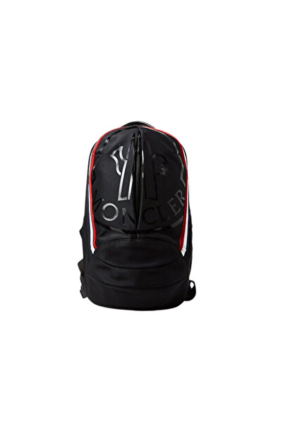 MONCLER GRENOBLE Black Logo Detailed Men's Backpack