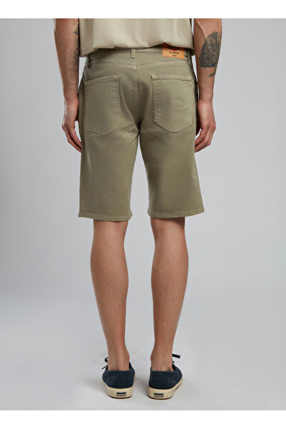 Lee Cooper Slim Tapered Haki Erkek Şort 252 LCM 221016 LONCESO HAKİ