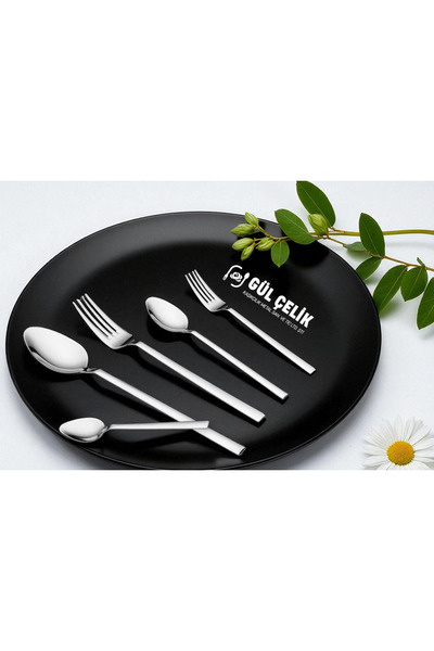 KAVEH Fork Spoon Set 60 Pieces 12 Person Simple Model 18/0 Quality
