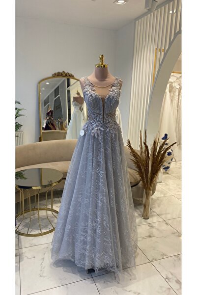 Mergen FULL İŞLEME ABİYE ELBİSE