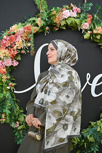 Desenay Scarfs Desenay Nora Toprak Gülü Şal
