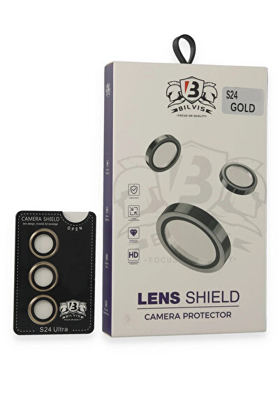 NewFace عدسة كاميرا سامسونج جالاكسي S24 بيلفيس تيتان - ذهبي