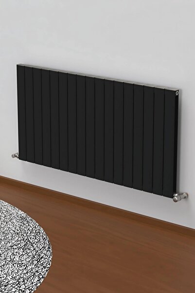 AEON Smyrna Alüminyum Radyatör 60cm X 119cm (17 Dilimli) Siyah