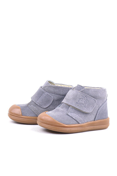 TR Genuine Leather Velcro Unisex Baby Boots