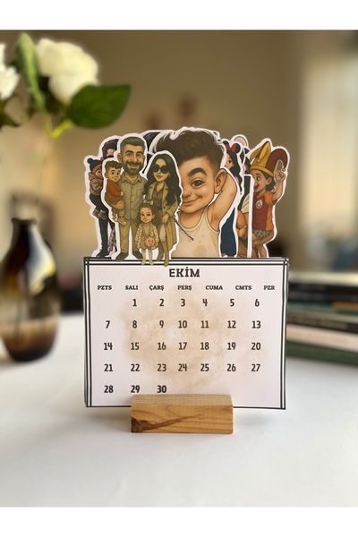OEM Roekraft Kişiye özel tasarım takvim , Masaüstü takvim , 2026 Yeni yıl , Karikatür Takvim
