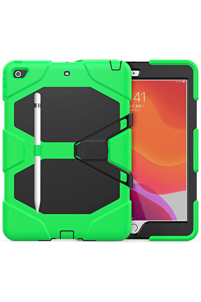 NewFace غطاء حماية لجهاز آيباد 10.2 (الجيل السابع) من FLZ - أخضر