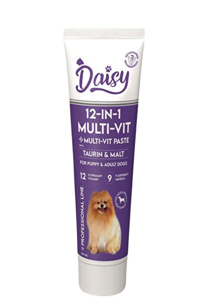 Pets Fav Köpek Multivitamin Macunu 12'si 1 Arada Taurin & Malt | Tüy ve Deri Sağlığı 100gr