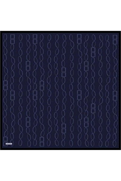 Armine Eșarfă de mătase Twill Albastru Marin Nostalgia 8925-34