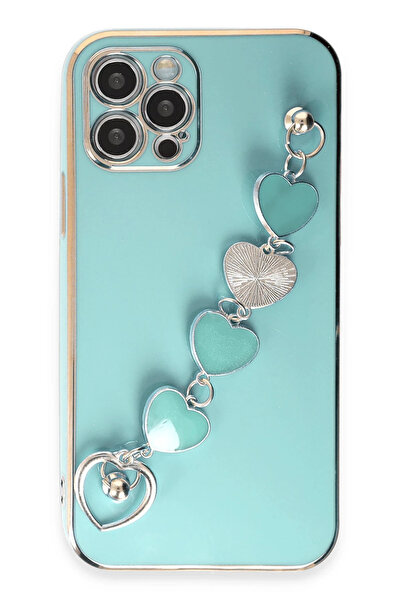 NewFace حافظة ايفون 12 برو ماكس من اس بي تي آر إن اس، سيليكون - (125709) أخضر...