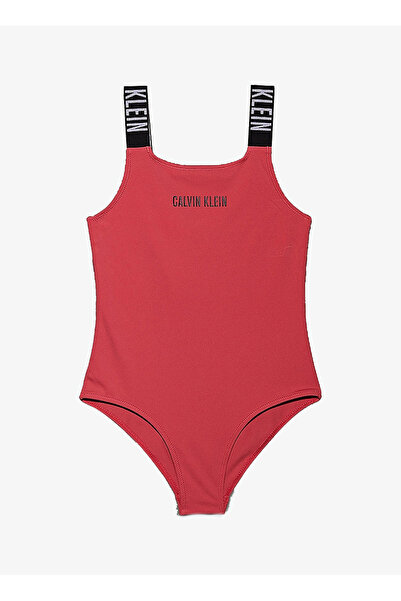 Calvin Klein Koyu Pembe Kız Çocuk Mayo KY0KY00098XIX