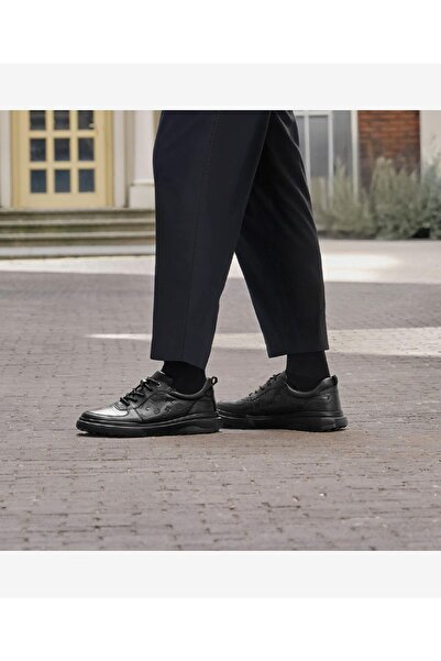 Greyder Erkek Siyah Hakiki Deri Sneaker Ayakkabı 4K1UA17740 4K1UA17740