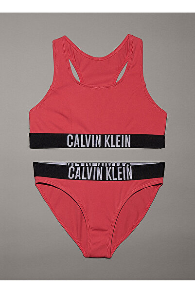 Calvin Klein Koyu Pembe Kız Çocuk Bikini Takım KY0KY00091XIX