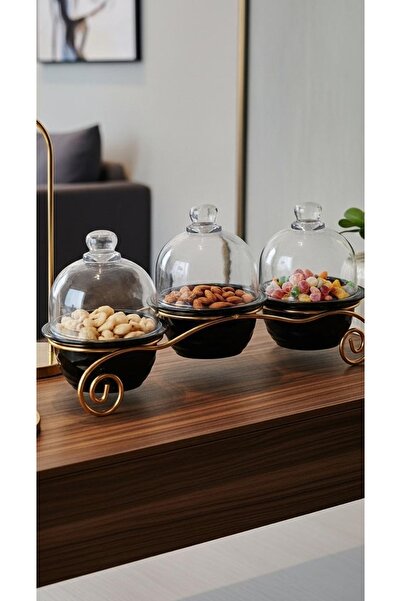 Generic Dessert stand with clear cover.