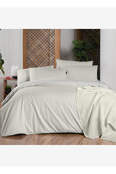 Sarev Ekru Nevresim Takımı UNITLWILL NT FANCY ÇK 2Y, .EKRU