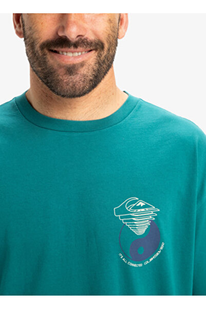 Quiksilver EQYZT08033-BSJ0 T-Shirt - Πράσινο Ουρά