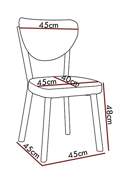 NEMERON Mutfak Sandalyesi Keten Kumaş Metal Sandalye Silinebilir Kafe Salon Sandalyesi - Lacivert