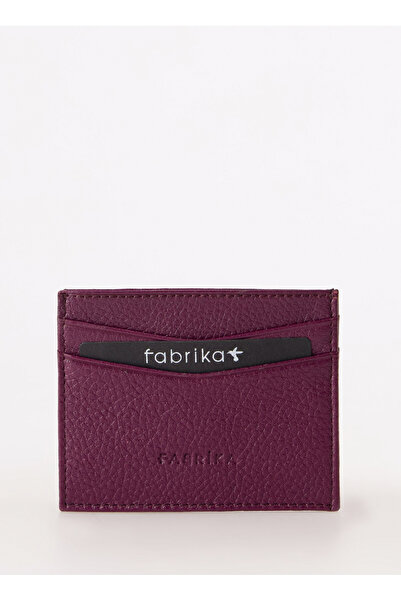 Fabrika Bordo Erkek Kartlık Frk 361 Flt Deri Bordo