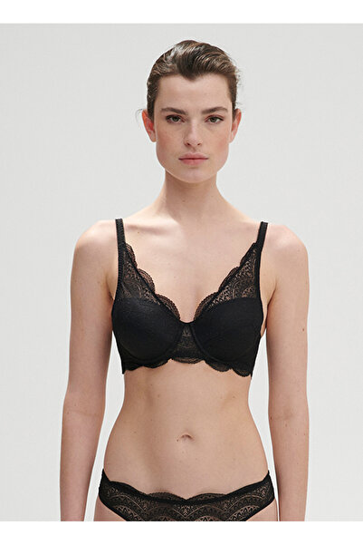 Simone Perele Siyah Balenli Sütyen 12V343