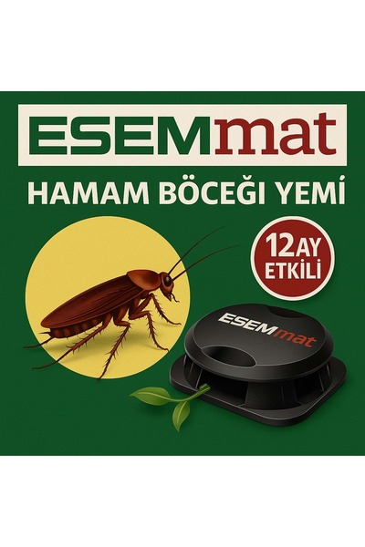 Esemmat Hamam Böcek Yemi 12 Ay etkili (4 yemli)