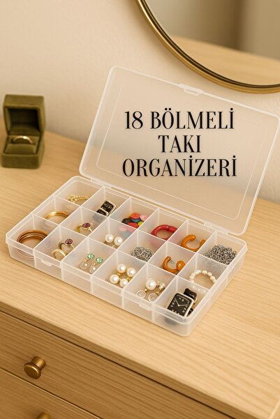 Tanemce 18-određeni pregranični organizator za nakit, ogrlice, perle, lekove,...