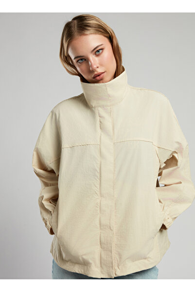 Lee Cooper Εκρού Γυναικείο Παλτό 252 LCF 232001 LINETTE ECRU