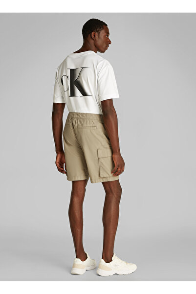 Calvin Klein Jeans Taş Erkek Kargo Şort J30J327376PFQ WASHED CARGO SHORT