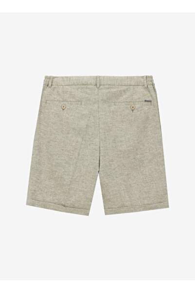 Fabrika Gri Erkek Normal Bel Basic Fit Bermuda Şort F5SM-SHT 2452