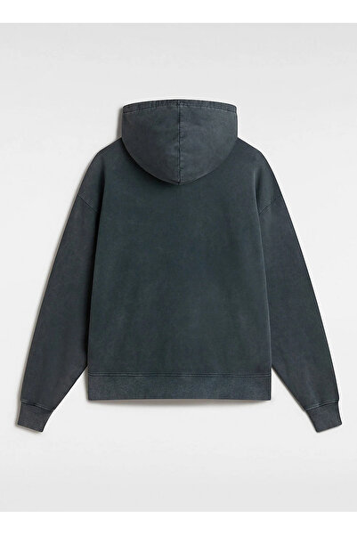 Vans VN000GGBBLK1-EVERYDAY OS ZIP HOODIE Siyah Kapüşon Yaka Normal Düz Kadın Sweatshırt