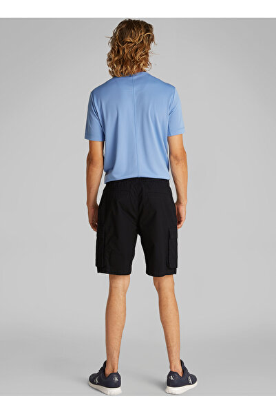 Calvin Klein Jeans Siyah Erkek Kargo Şort J30J327376BEH WASHED CARGO SHORT
