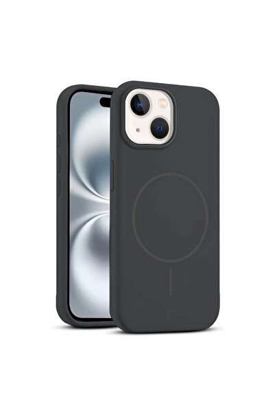 Zebana Apple iPhone 13 Uyumlu Kılıf Zebana Liquid Soft Silikon Kılıf (Kablosu...