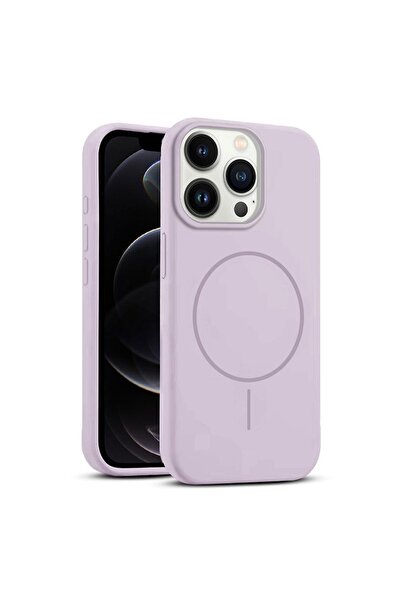 Zebana Apple iPhone 12 Pro Max Uyumlu Kılıf Zebana Liquid Soft Silikon Kılıf ...