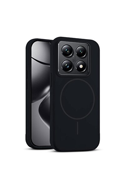 Zebana Xiaomi Mi 14T Pro Uyumlu Kılıf Zebana Liquid Soft Silikon Kılıf (Kablo...