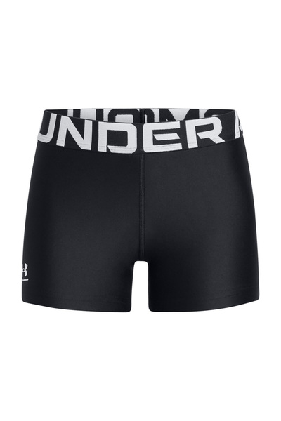 Under Armour Siyah Kız Çocuk Lastikli Bel Dar Kalıp Şort 1390070-001-G HG Shorty