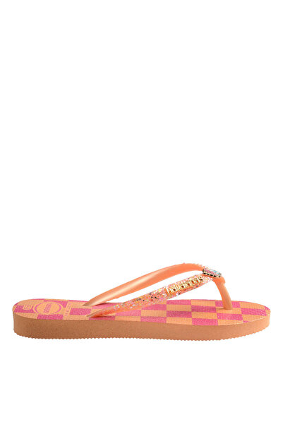 Havaianas Peach Girl's Slippers Slim Glitter Trendy