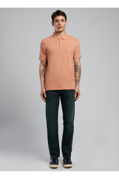 Lee Cooper Salmon Men's Polo T-Shirt 252 Lcm 242012 Twins Somon