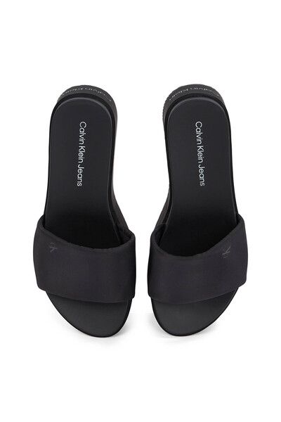 Calvin Klein FLATFORM SANDAL SLIDE IN NYLON Terlik
