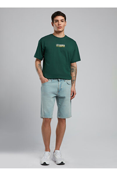 Lee Cooper Erkek Normal Bel Regular Fit Denim Şort 252 LCM 121068 ELYO 1 DENIM