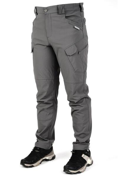 SNOWMOUNT Outdoor Daily Nature Hike Tactical Lycra Seasonal Water Repellent Gray Trousers