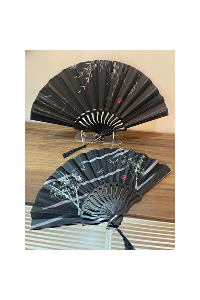 Löwin Şık Zarif Desenli Yelpaze - Yusufçuk